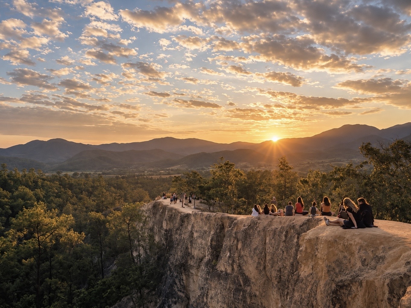 Pai Canyon at sunset