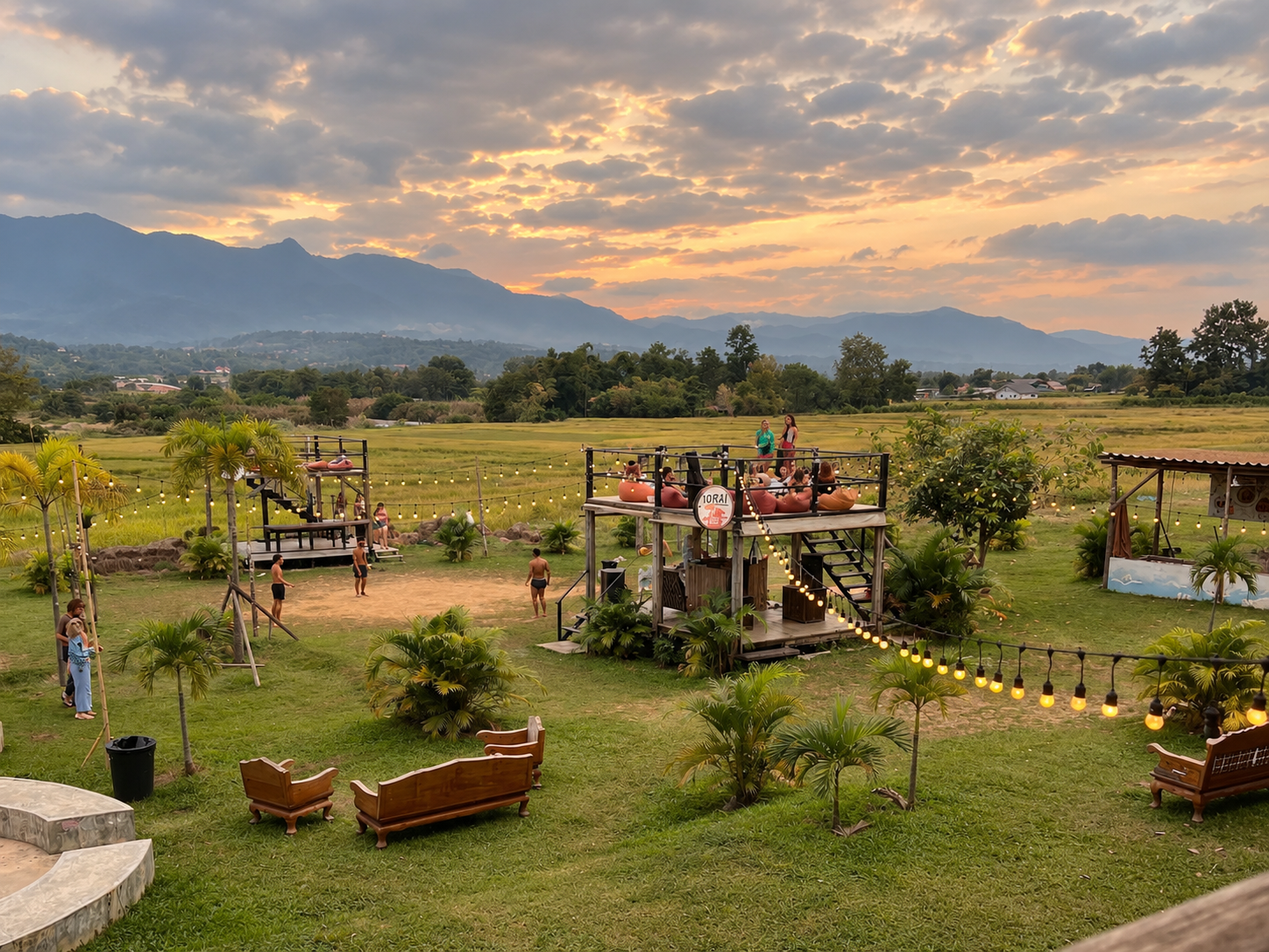 10 Rai at sunset