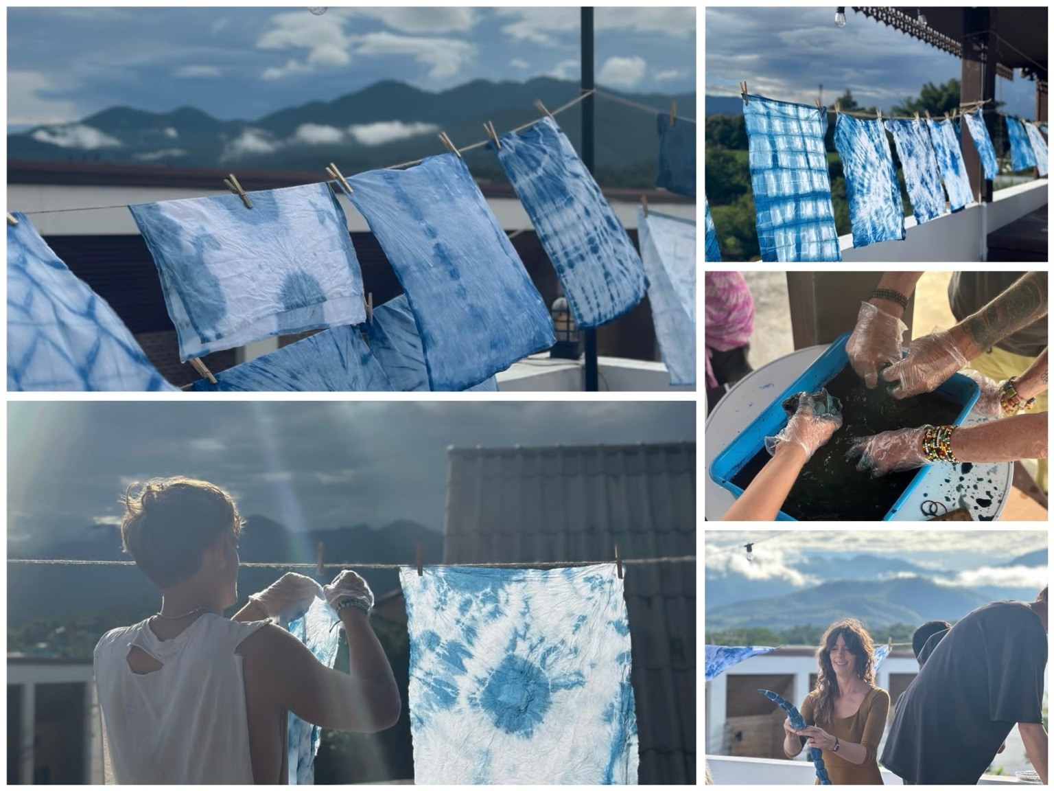 Shibori Indigo Tie-Dye Workshop