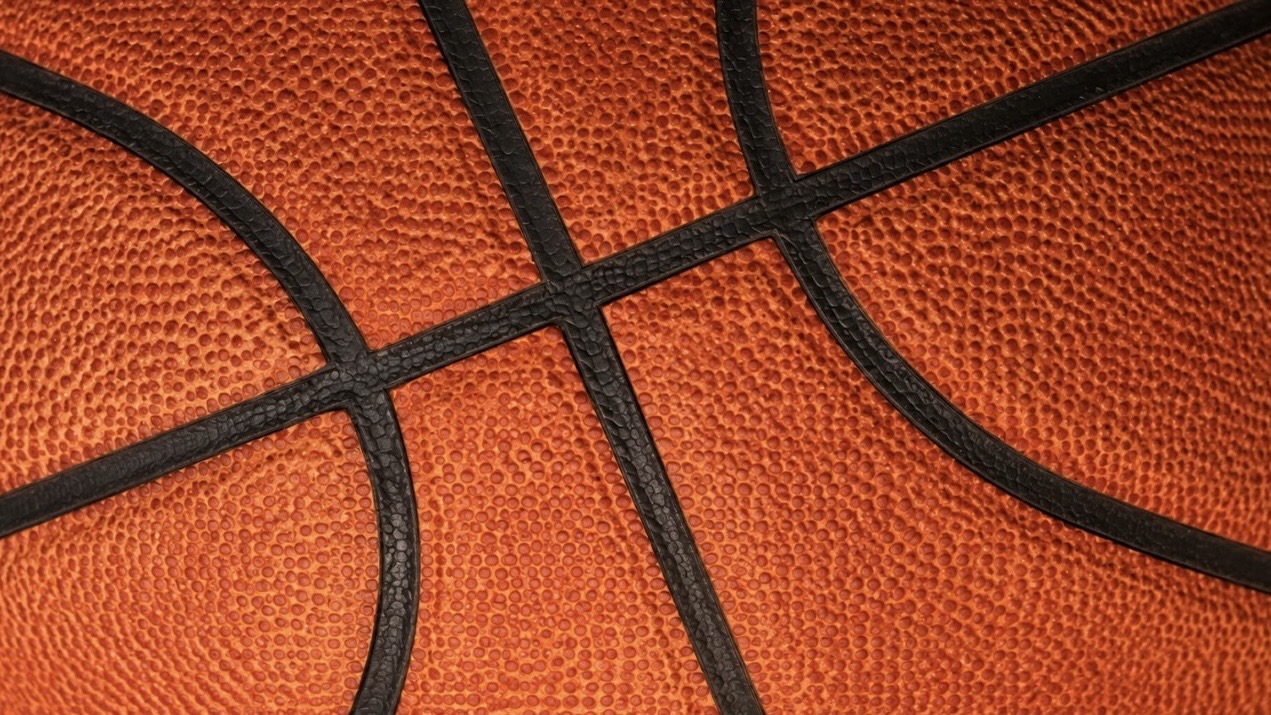 Close-up of a basketball