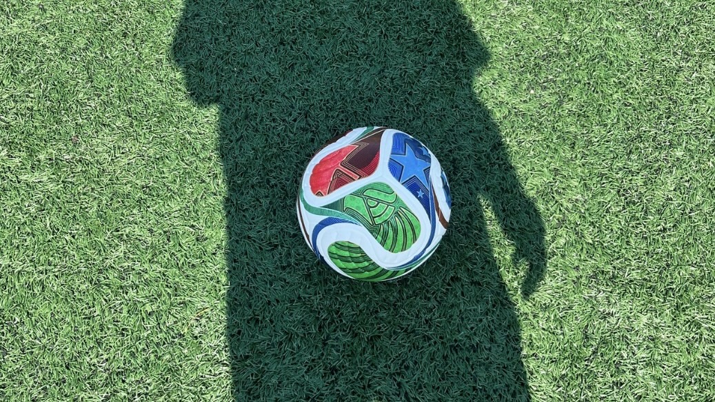 Football on grass